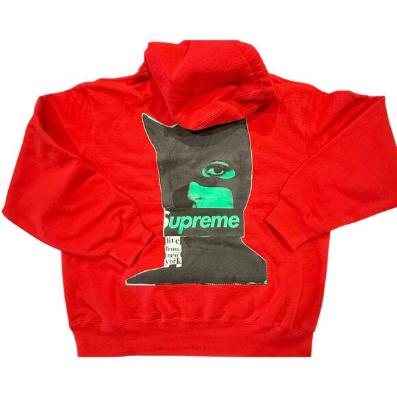 Supreme Catwoman Hooded Sweatshirt*RED*NEW in BAG! RARE HARD TO FIND*L - Picture 3 of 8